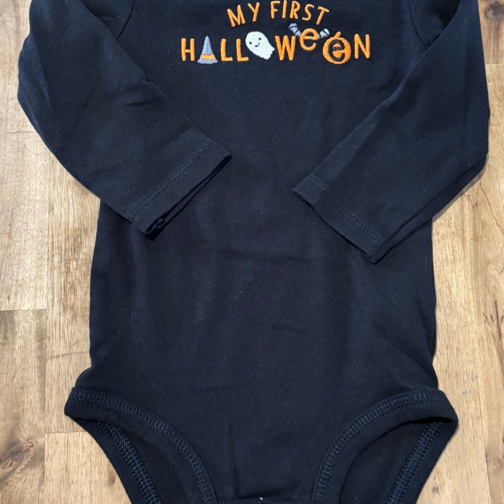Carter's Black Halloween Bodysuit